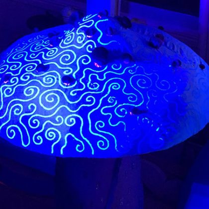 3D UV Mushrooms